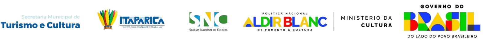 Régua de logos dos organizadores